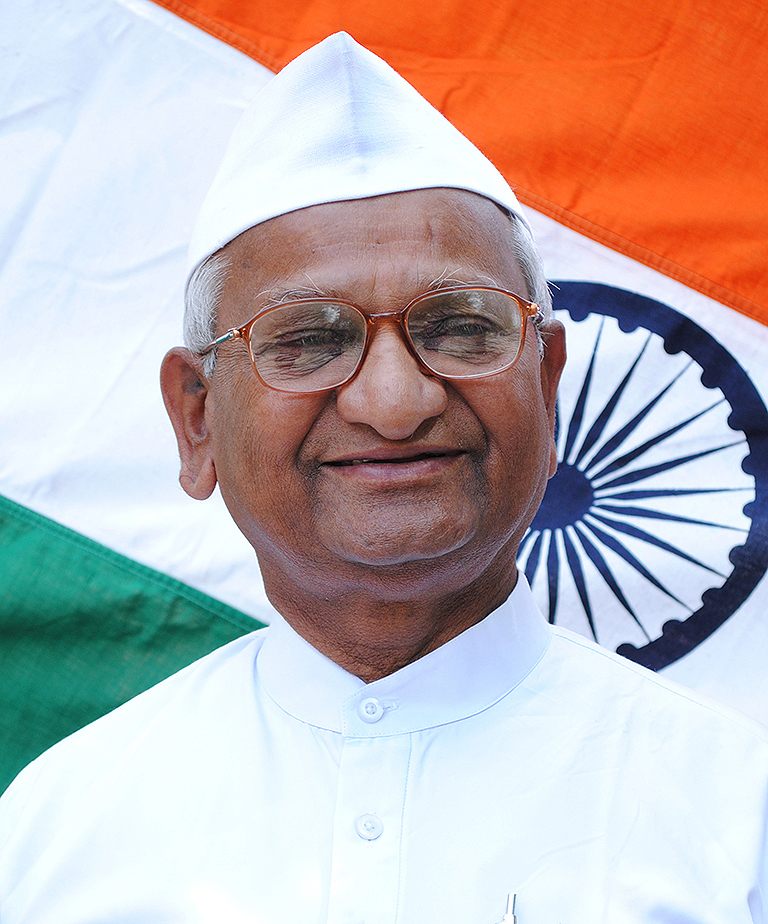 Anna Hazare is one of India’s most influential social activists.