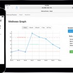 The wellness tracker works on smart phones and tablets. Photo credit: Capstone Medical